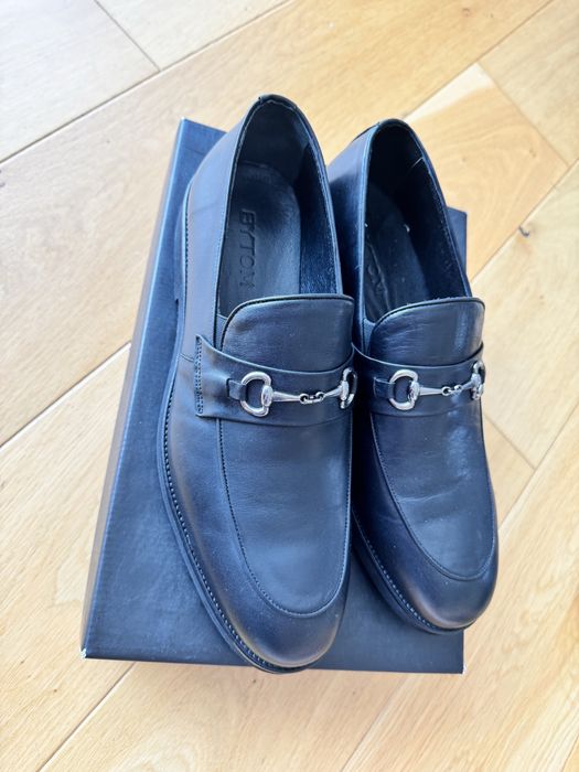 Eleganckie skórzane męskie mokasyny buty r. 44 Bytom Nowe