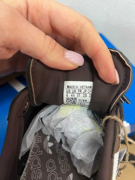 Женские кожанные кеды Adidas Samba brown / Адидас Самба 37 38 39 40