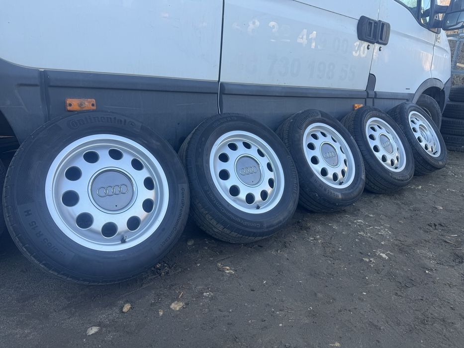 Felgi z oponami 195/65R15 Audi 5x100 A1 A2 A3 Volkswagen Skoda Seat