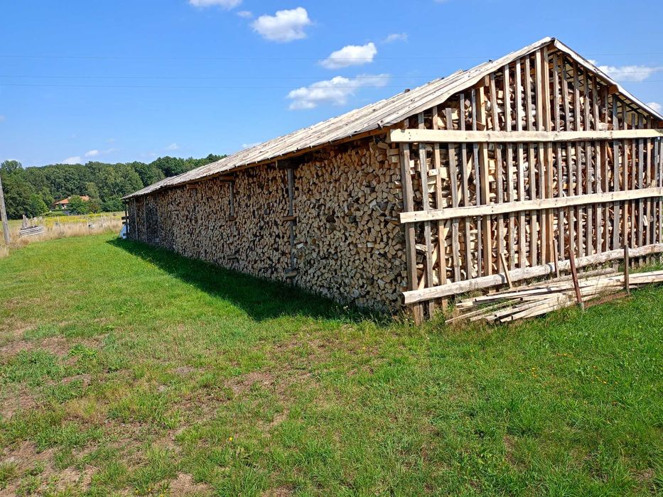 Suche drewno kominkowe, opałowe, sezonowane dąb, grab, buk, brzoza