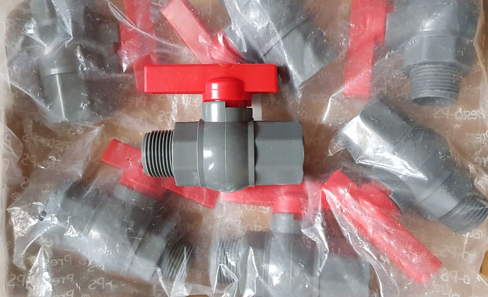 кран шаровый, стартер, капельница , фитинг, адаптер, Presto-PS