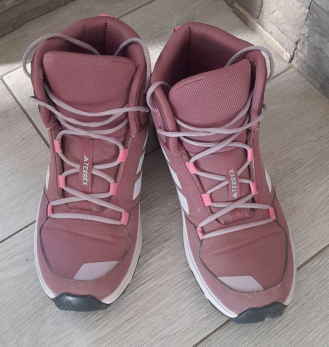 Buty zimowe adidas terrex, trapery dziewczęce