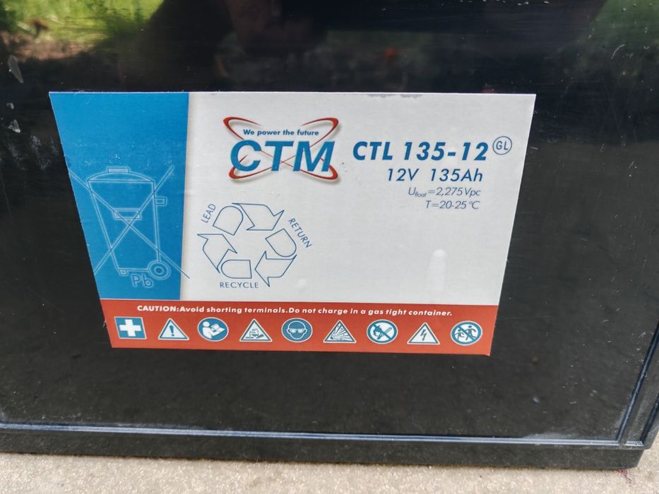 Гелієвий аккумулятор CTM 135Ah 12v