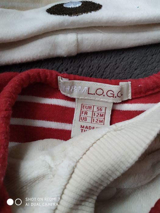 Ubranka niemowlęce 56 62 h&M