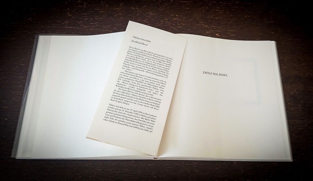 Niklaus Stoecklin ZWÖLF MAL BASEL - edição limitada numerada (460/500)