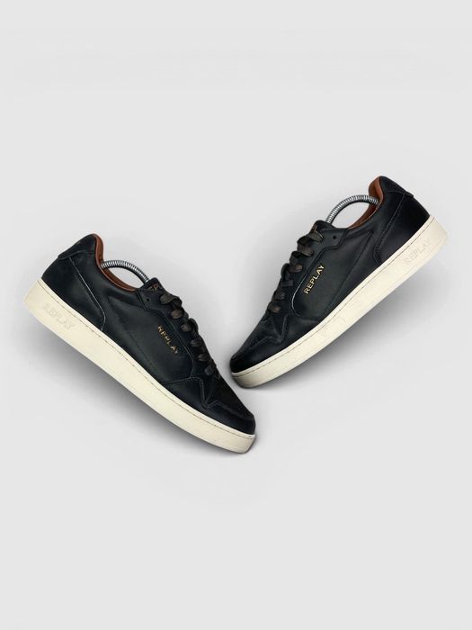 Buty Sportowe Replay Sneakers Czarny Brązowy Rozmiar 43