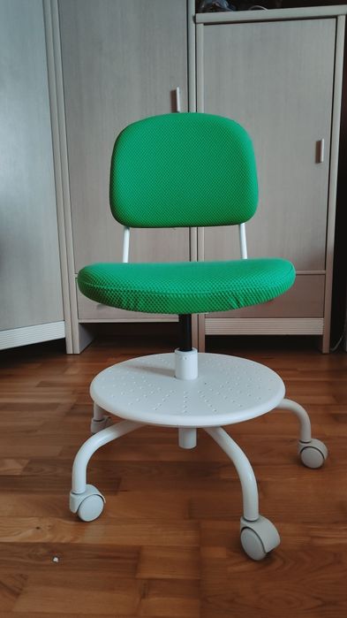 Krzesło Ikea Vimund zielone