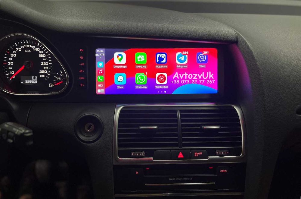 Дисплей Q7 Audi Navi A6 Ауди А6 MMA Магнітола A8 CarPlay Android 15