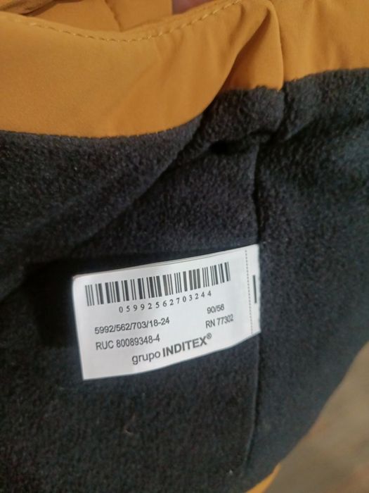 Тепла дута жилетка ZARA, розмір 92