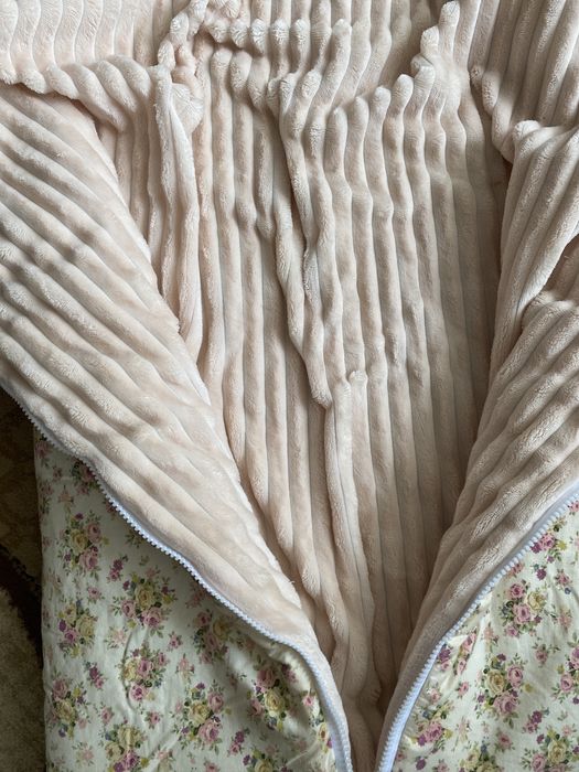 Зимовий плед конверт на виписку 90*75 см