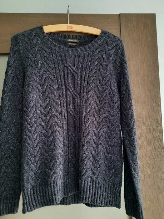 Sweter z warkoczami Massimo Dutti