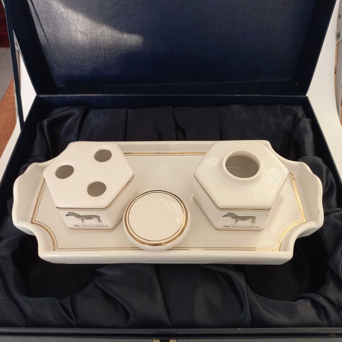 Tinteiro em porcelana novo