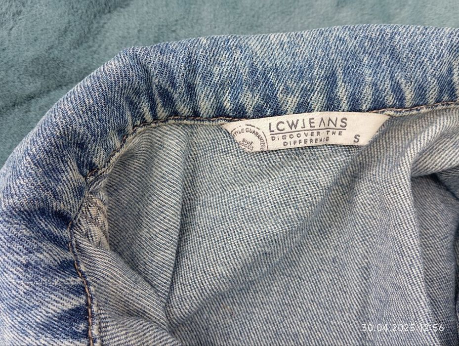 Классическая джинсовая куртка LCW Jeans (р. S) — светлый деним