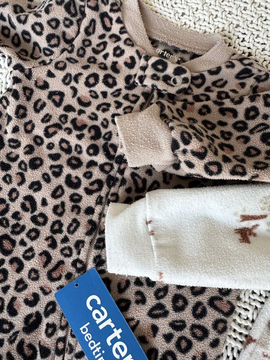 Флісові чоловічки комбінезони 2 шт Carters 56-62 3 м