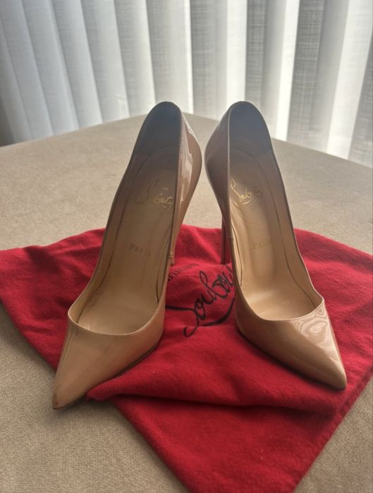 Sapato Nude Christian Loubotin Original