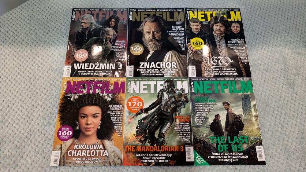 47 numerów Magazyn Netfilm  Kompletna seria gratka dla kolekcjonerów!