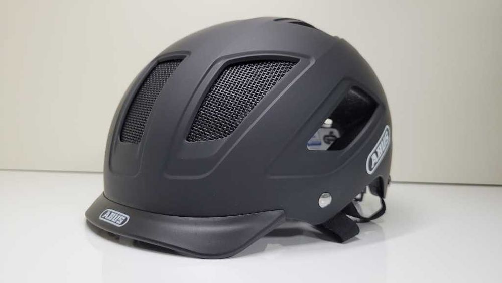 Miejski kask rowerowy ABUS HYBAN 2.0 velvet black rozmiar M 52-58cm