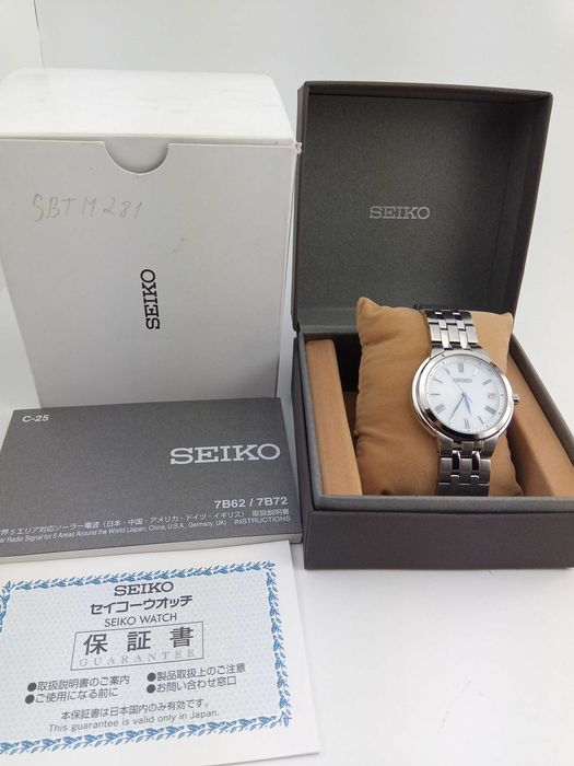 Японские часы Seiko Solar SBTM281 радиосинхронизация сапфир Japan made