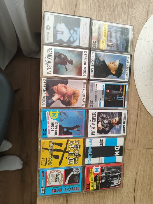 Kasety magnetofonowe zestaw Depeche Mode DM 13 sztuk