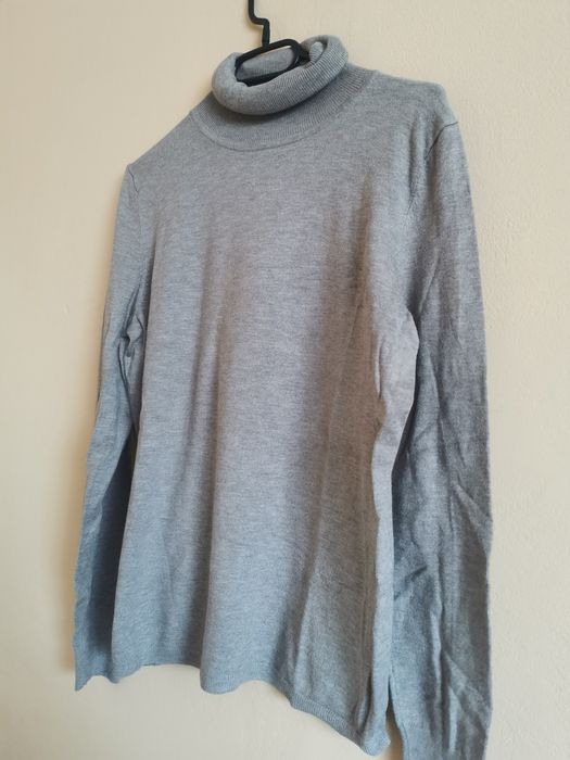 Szary golf damski S M