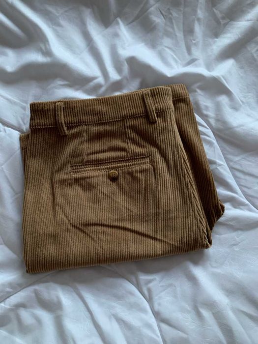 Bound Corduroy Shorts Castanho S - Novo com Etiqueta