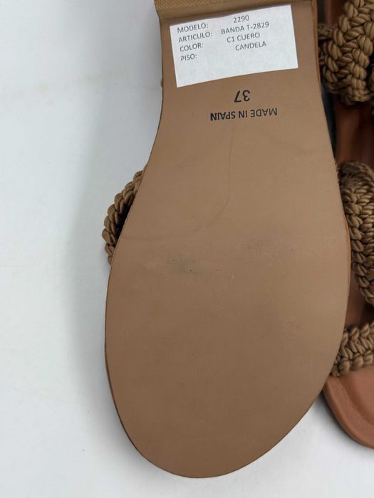 frIDA by SCHOTT & BRINCK sandały skórzane  brązowe  R.37  FR12A