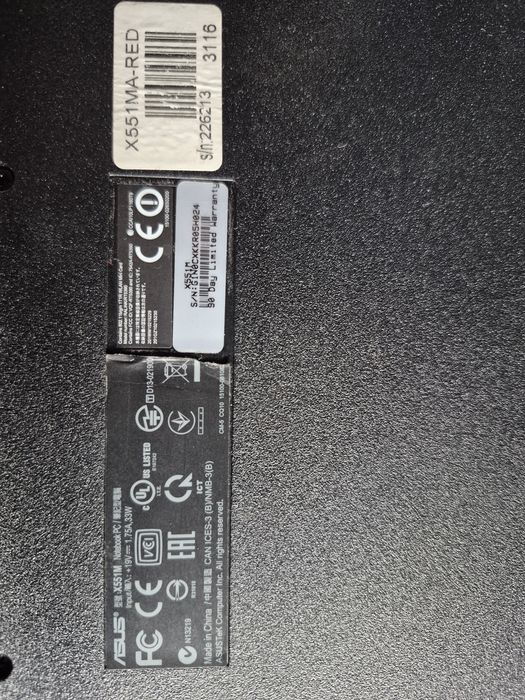 Laptop Asus X551m