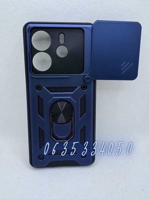 Противоударный чехол для Xiaomi Note 14 4G Euro бампер с кольцом