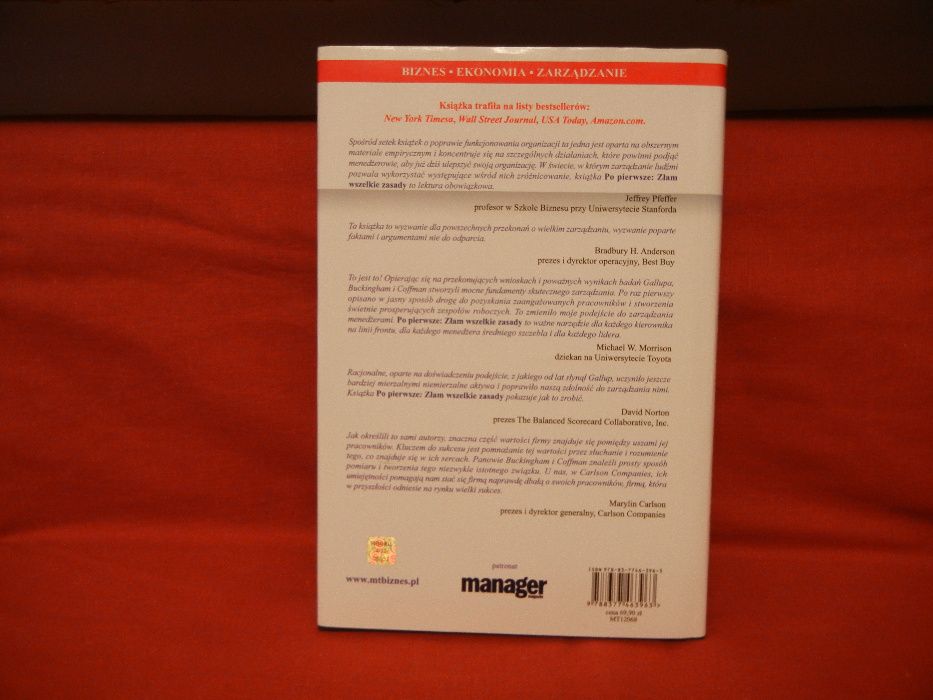 marcus buckingham po pierwsze zlam wszelkie zasady