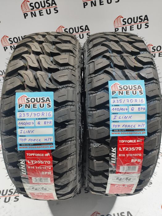2 pneus novos Ilink 235-70R16 Oferta da Entrega