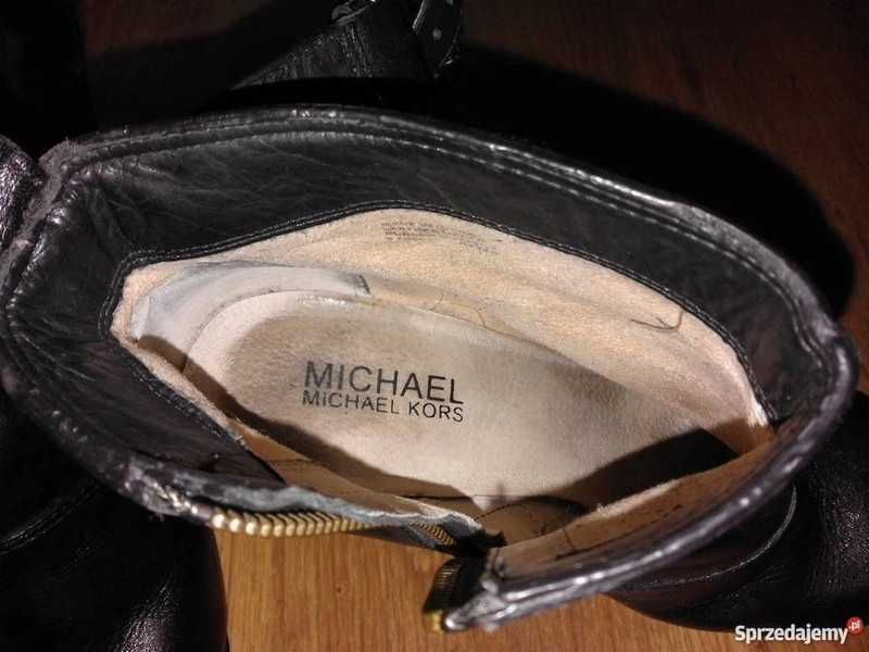 Wspaniałe skórzane buty/botki  Michael Kors r.37