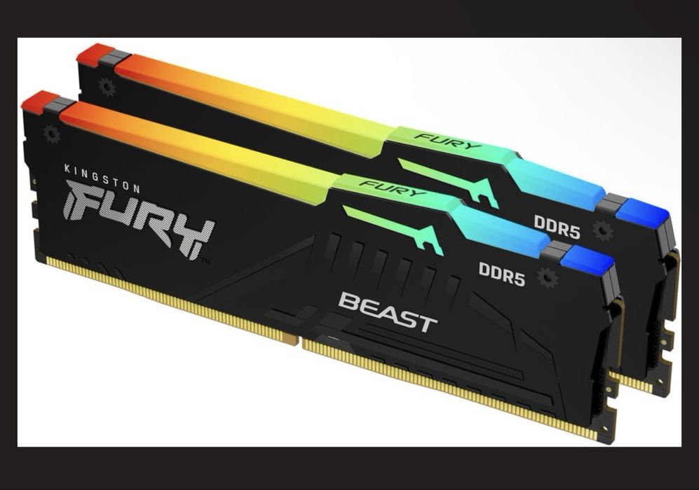 Kingston Fury DDR5 32 GB (4x8) 5600 MHz RGB beast (ОЗУ оперативка ОЗП)