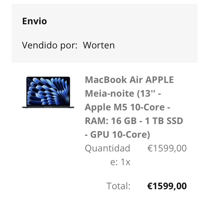 MacBook Air M5 1TB