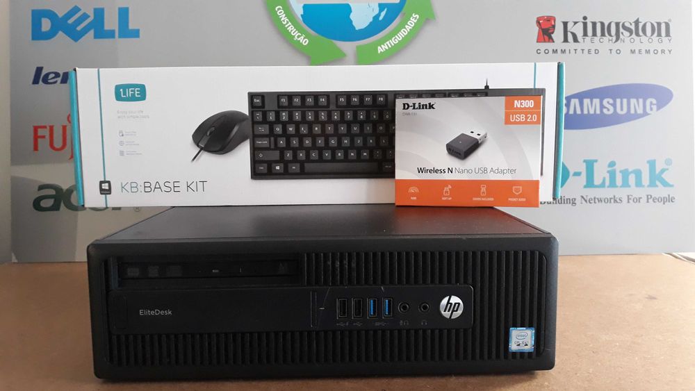 Pç HP 600G2-6ªG|i5.6500-3.2Ghz|16G|SSD256G+HDD500G|Wifi+BT|W11