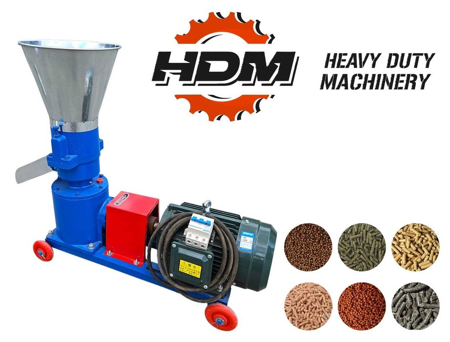 Peleciarka HDM CY-125 Granulator Paszy pelletu 4.5kW do 100kg/godzinę