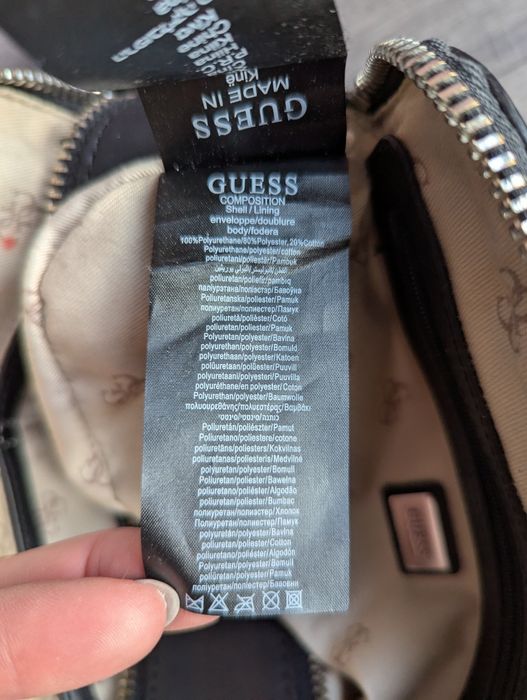 Guess Sawyer VY695912 torebka crossbody czarna