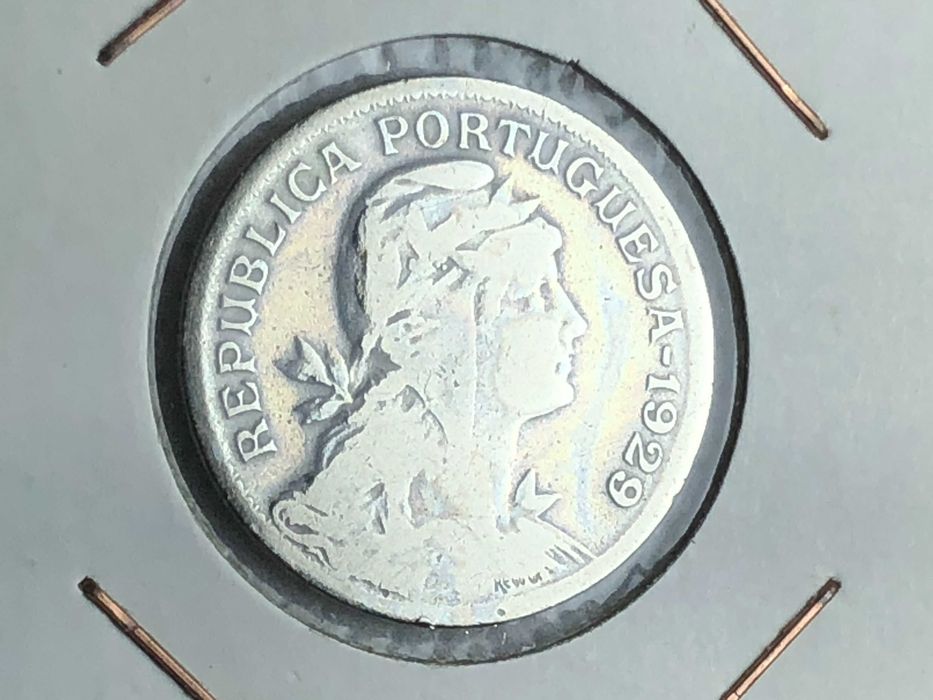 Portugal 1929 - 50 Centavos Alpaca