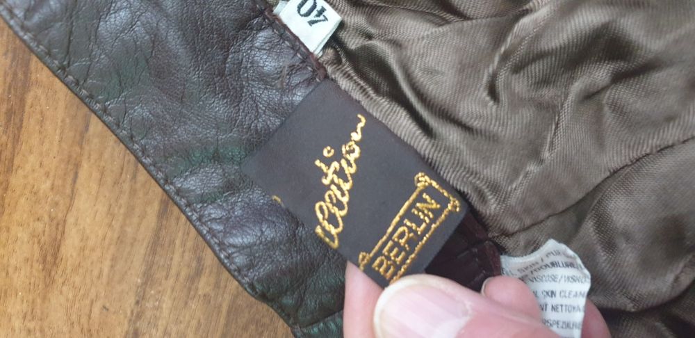 Кожаные брюки .40 размер