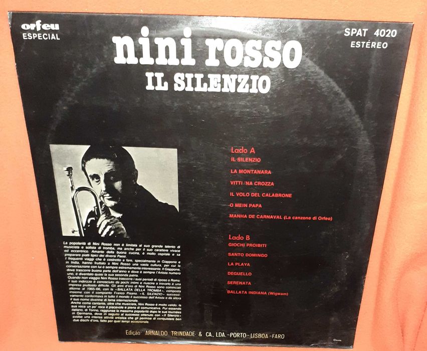 Disco Vinil - Mini Rossos IL SILENZIO
