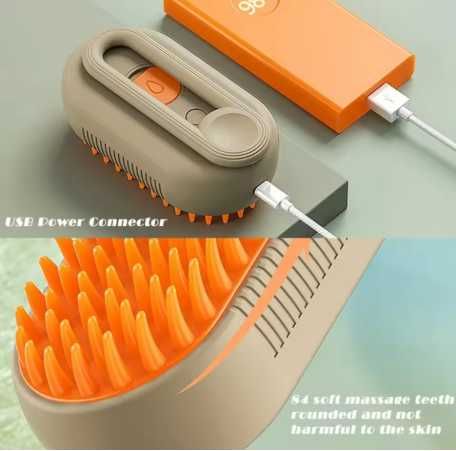 Escova a vapor para cão e gato