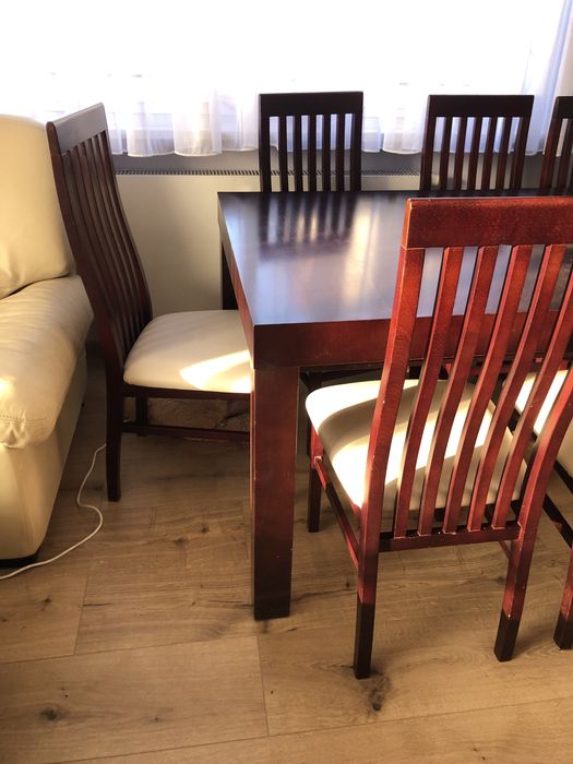 Stół duży rozkładany wenge 95x180x350 rozkładany