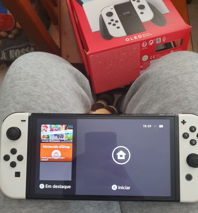 Nintendo Switch Oled como nova