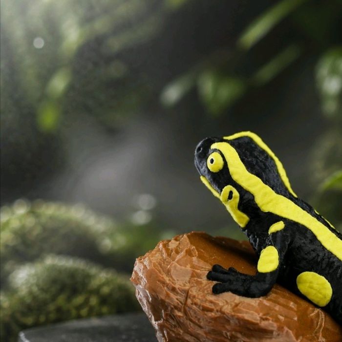 Salamandra Plamista Wyjątkowa Ozdoba Akcent na Regał lub do Roślin