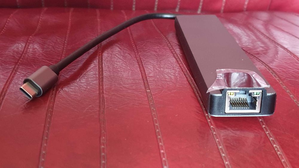 Хаб для планшета, смартфона, MacBook, PC с HDMI и LAN портами
