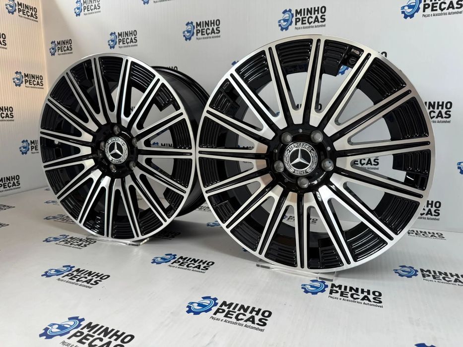 Jantes Mercedes Novo E63 em 18 Preto e Polido