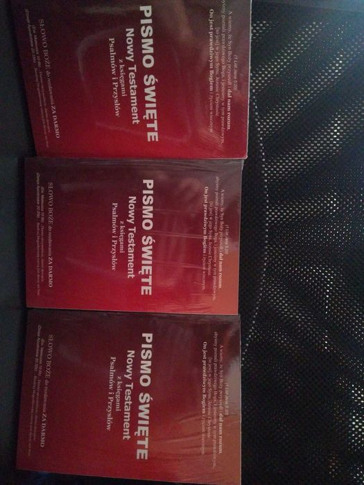 PISMO ŚWIĘTE Nowy Testament z księgami Psalmów i Przysłów