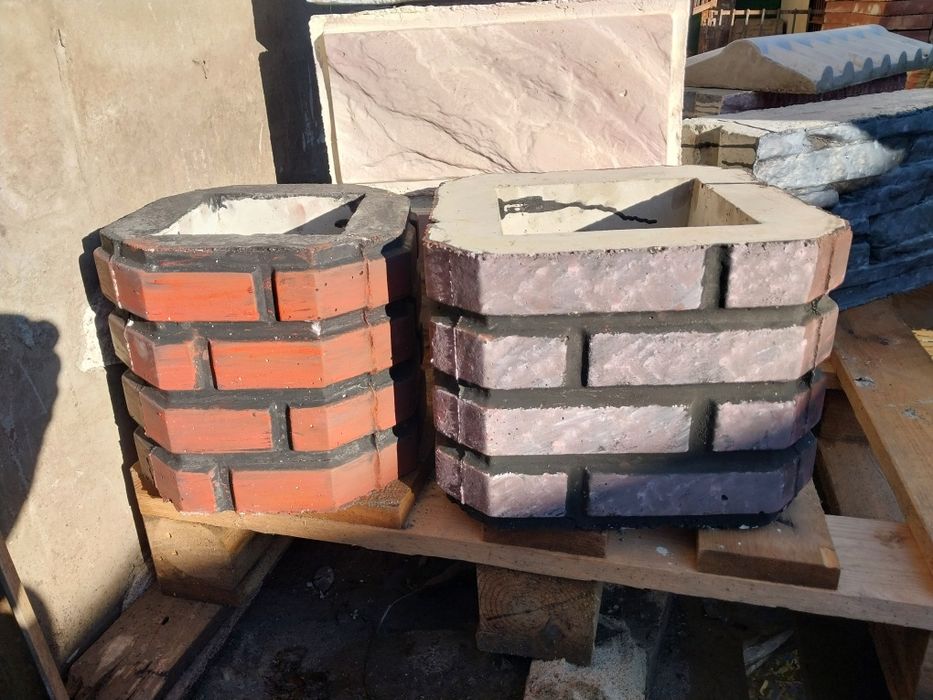 Готовые наборные столбы,декорированный забор,искуст. мрамор,парапеы