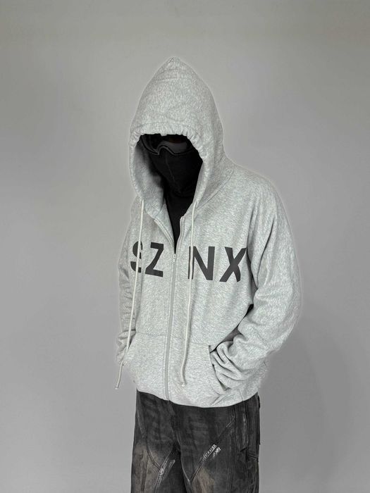 Yeezy YSY SZN X Худі hoodie зипка кофта сіра худи серая zip up CHINA