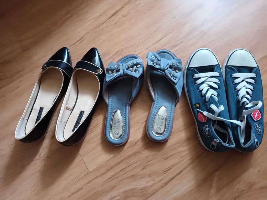 3 pary butów 37 damskie