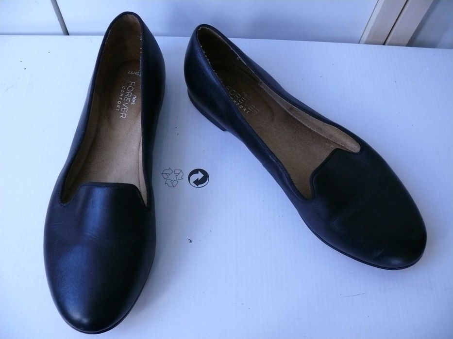 Baleriny damskie skóra 100% roz. 6.5/ 40